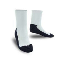 Knit Socks (High Cuff 4") Lt Blue Accent