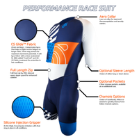 PERFORMANCE Race Suit  Long or Short-sleeved