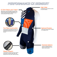 PERFORMANCE FLEECE Cyclocross Skinsuit - Pocket