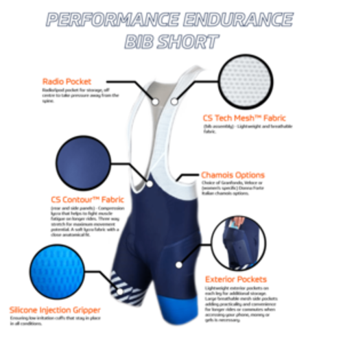 PERFORMANCE Endurance (Cargo) Bib Shorts