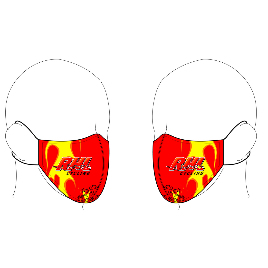 PERFORMANCE FACE COVER - Premium Contour (Sublimation)
