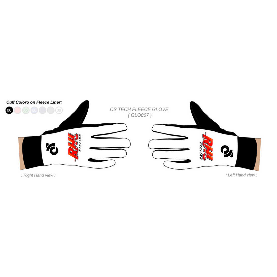 CS TechFleece Glove / Gloves Fleece Liner