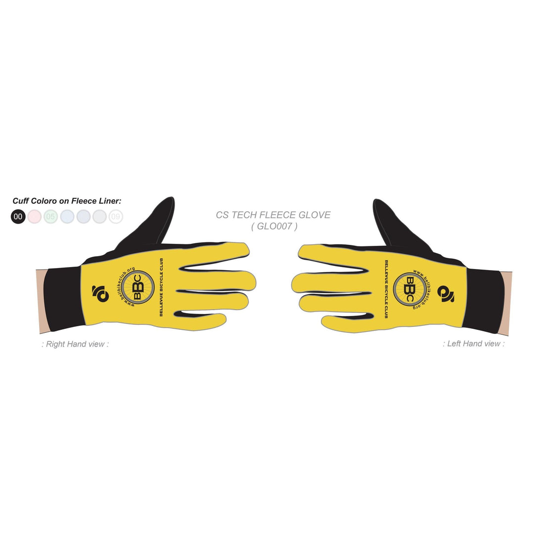 CS TechFleece Glove / Gloves Fleece Liner