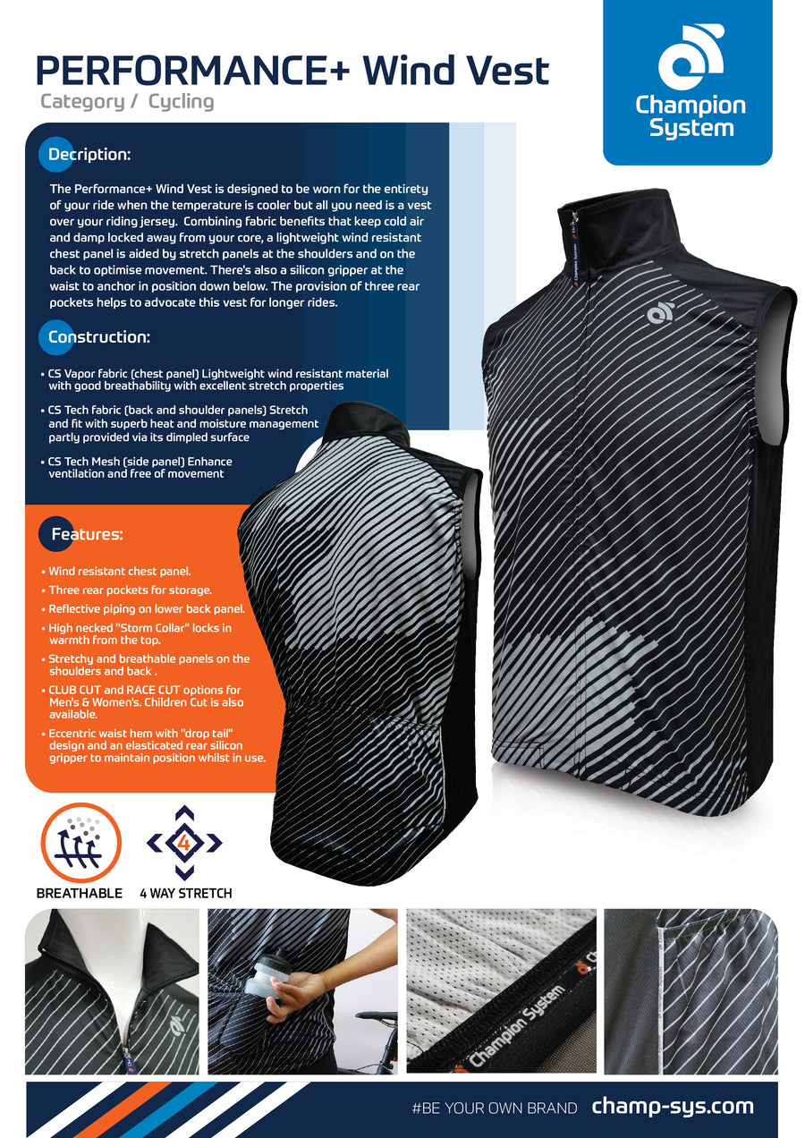 Performance+ Wind Vest – Champion System US Store