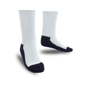 Knit Socks (Super Cuff 6") Lt Blue Accent