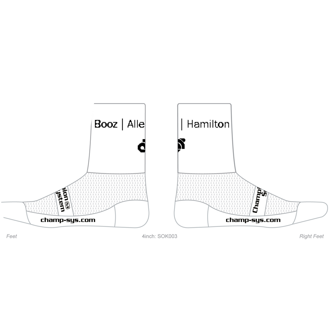 Knit Socks (High Cuff 4") All White