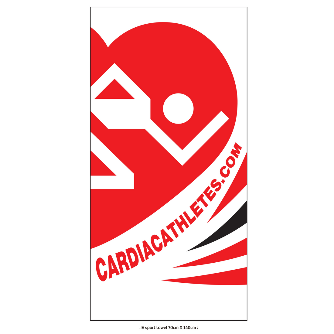 PERFORMANCE E sport towel 70cm x 140cm