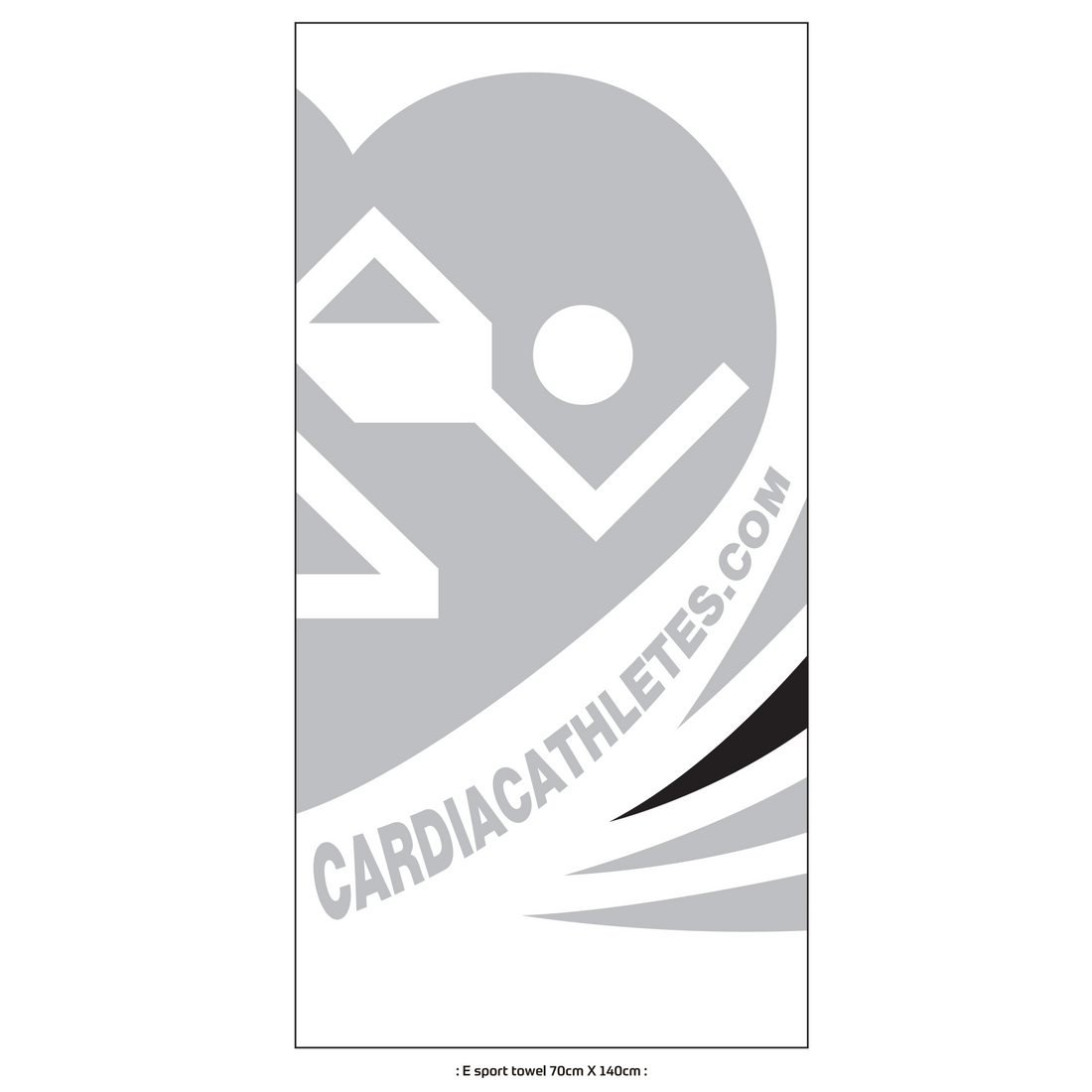 PERFORMANCE E sport towel 70cm x 140cm