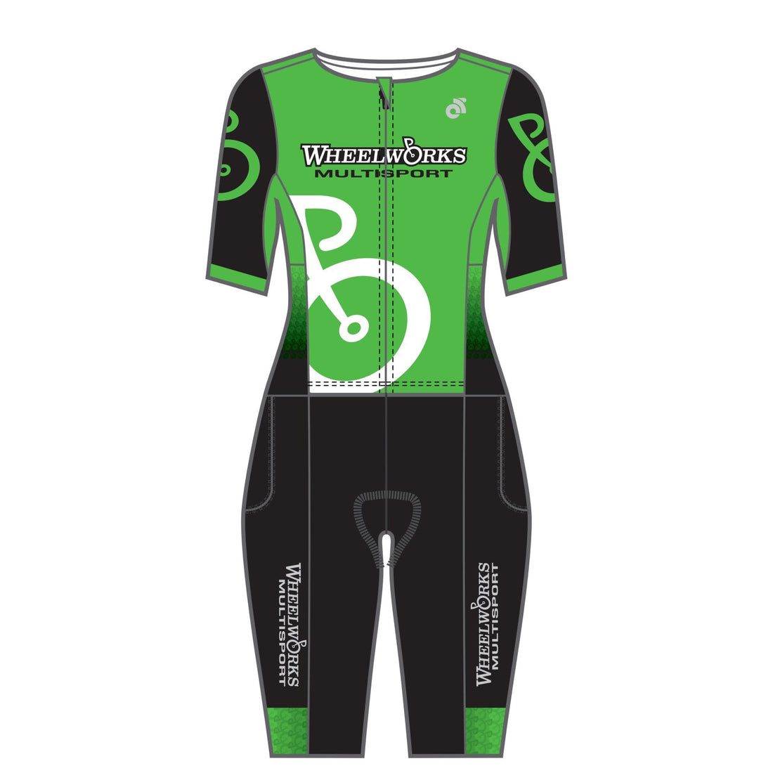 APEX+ Zero Aero Short Sleeve Tri Suit - Children